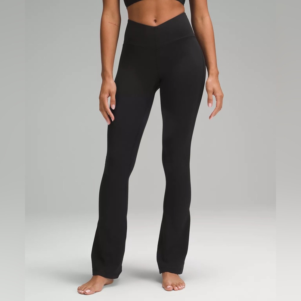 Aerie crossover flare leggings